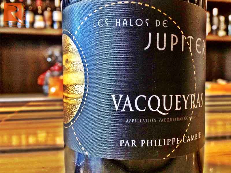 Les Halos de Jupiter Vacqueyras wine