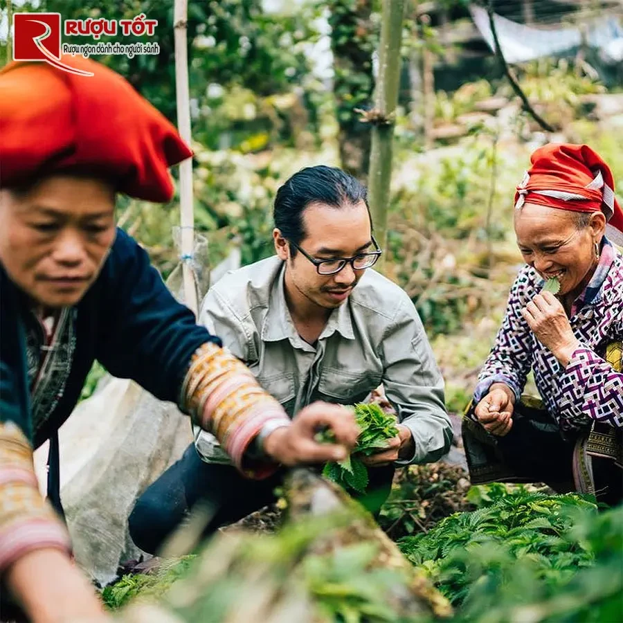 founder ruou song cai daniel nguyen cung nguoi dan tay bac