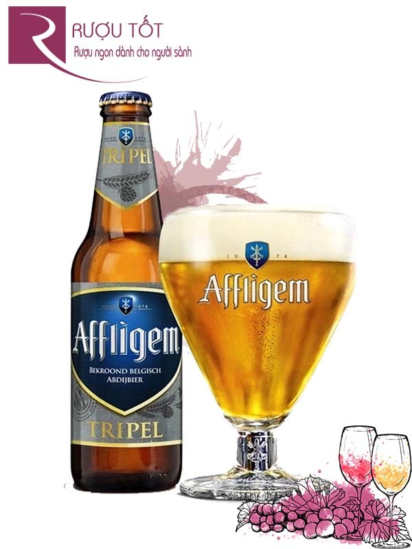 Bia Affligem Tripel 9% Nhập khẩu Bỉ Chính hãng