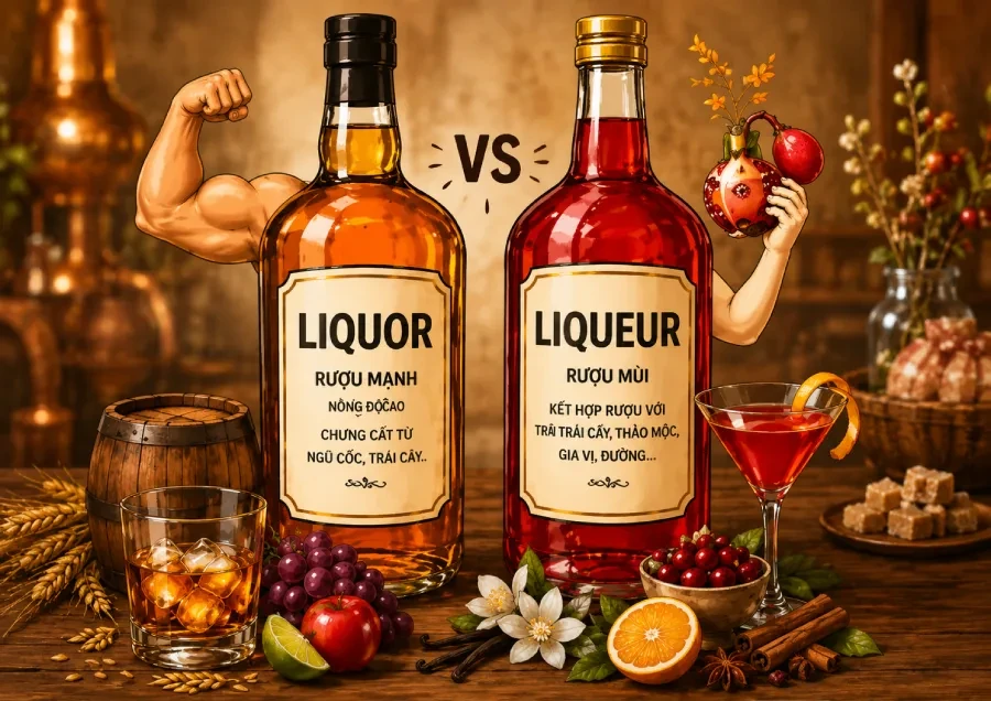 Giải Mã Top 9 Lầm Tưởng Kinh Điển Về Liquor Và Liqueur