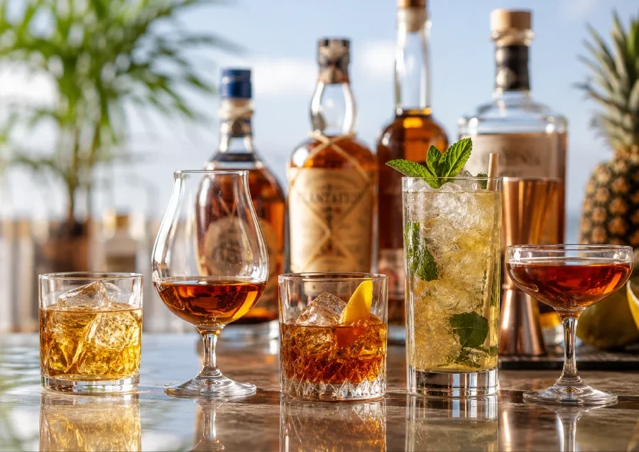 Chọn Ly Uống Rum Theo Từng Phong Cách: Bí Quyết Của Bartender