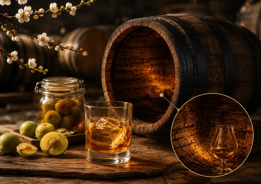 Rượu Mơ Nhật Được Ngâm Trong Thùng Whisky Có Gì Khác Biệt?