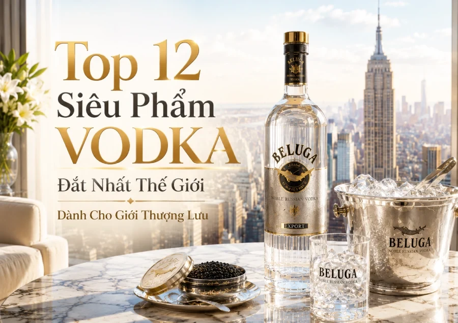 Top 12 Siêu Phẩm Vodka Đắt Nhất Thế Giới Dành Cho Giới Thượng Lưu