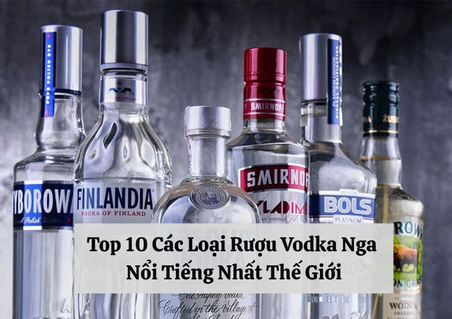 Top 10 Các Loại Rượu Vodka Nga Nổi Tiếng Nhất Thế Giới