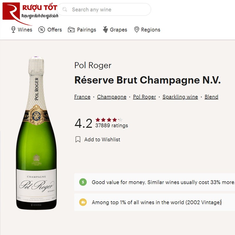 pol roger reserve champagne