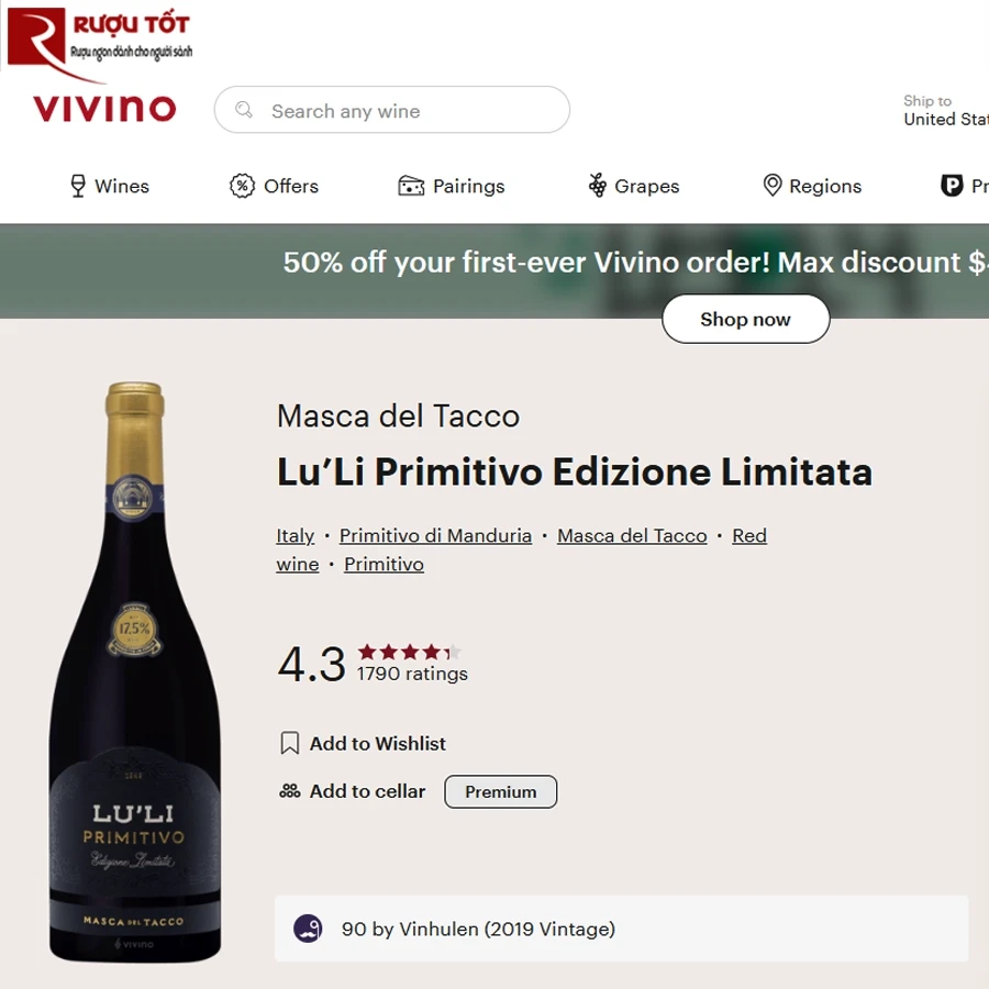 Vang Y Luli Primitivo