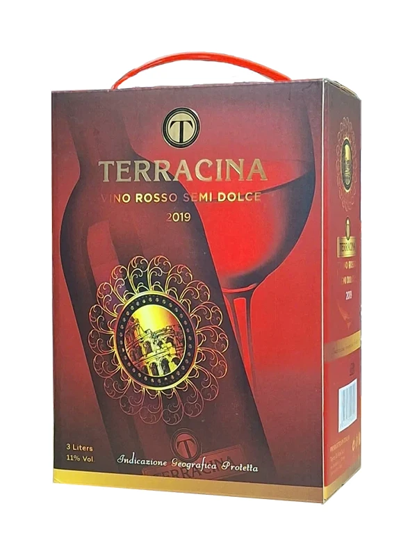 Rượu vang bịch Terracina Vino Rosso Semi Dolce