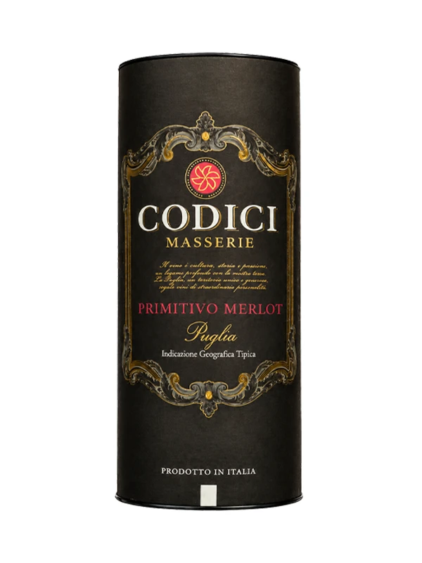 Vang Ý Codici Primitivo Merlot nhập khẩu nguyên bịch