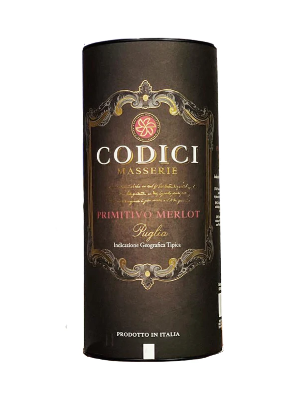 Vang Ý Codici Primitivo Merlot nhập khẩu nguyên bịch