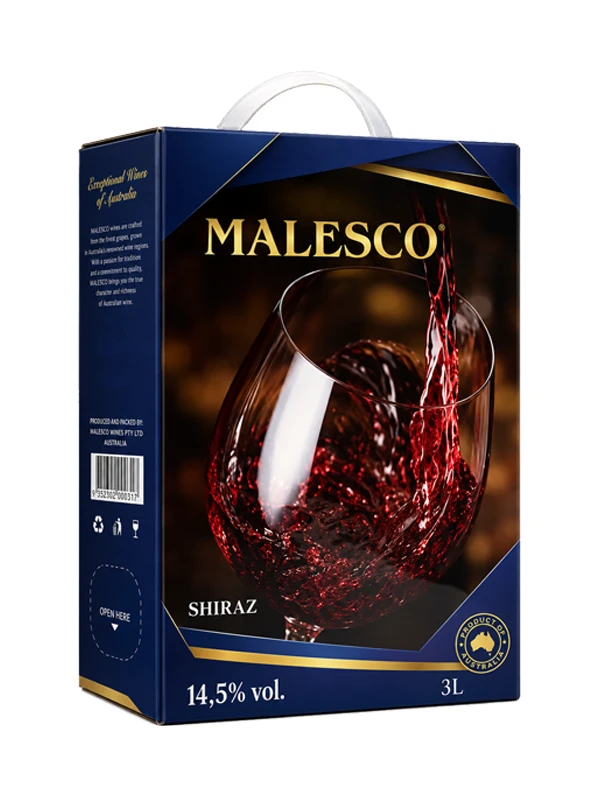 Rượu vang bịch Úc Malesco 14,5 độ 3L