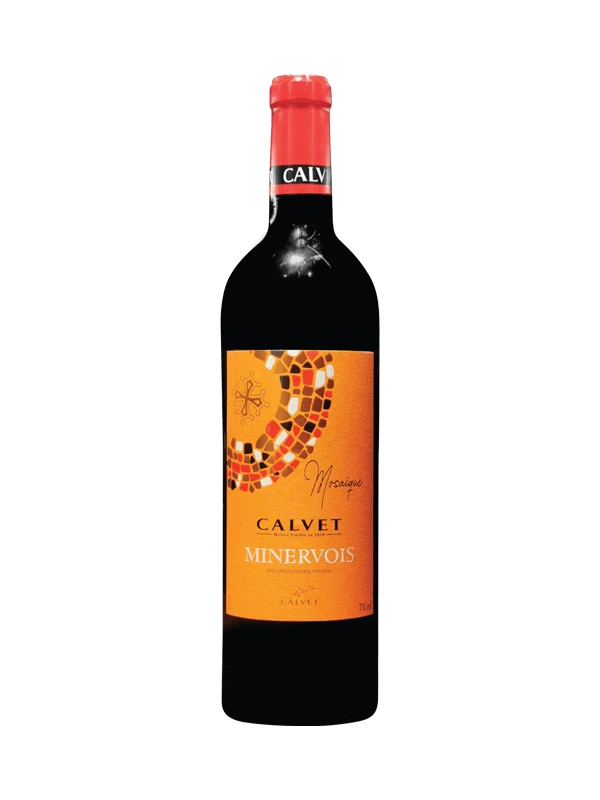 Vang Pháp Calvet Minervois Mosaifue
