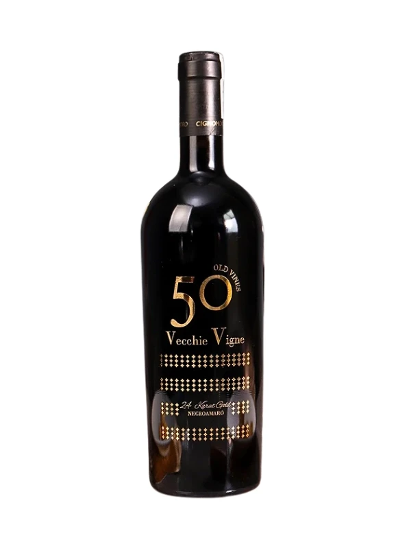 Rượu vang 50 Vecchie Vigne 24 Karat gold 15%