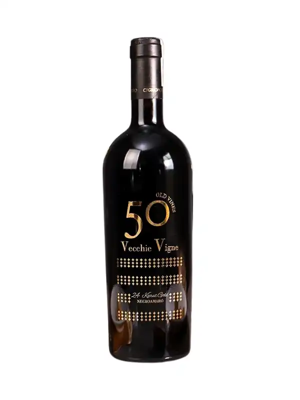 Rượu vang 50 Vecchie Vigne 24 Karat gold 15%