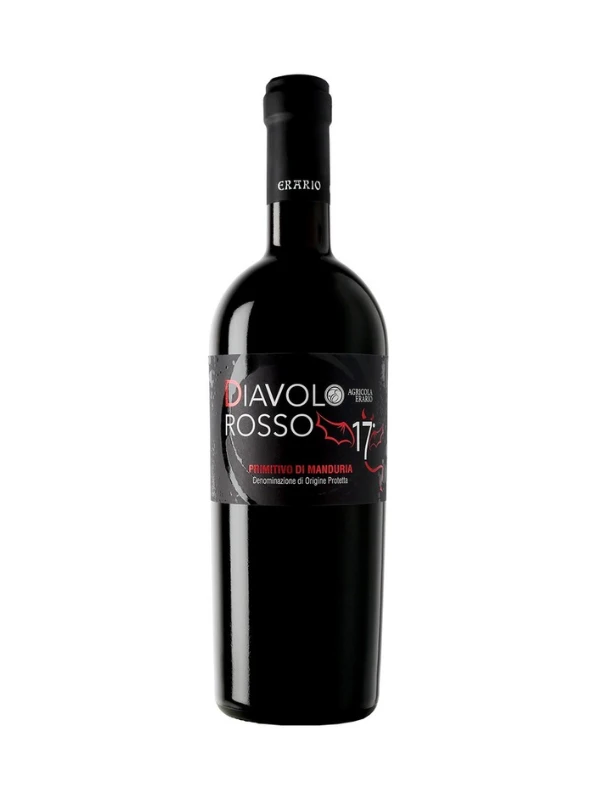 Vang Ý 17 độ Diavolo Rosso Primitivo di Manduria Thượng hạng