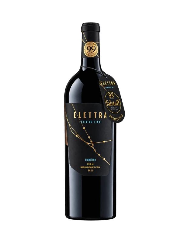Rượu Elettra Primitivo Puglia IGT 15% 750ml