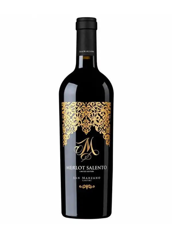 Rượu Vang M Limited Merlot Salento - Vang chữ M