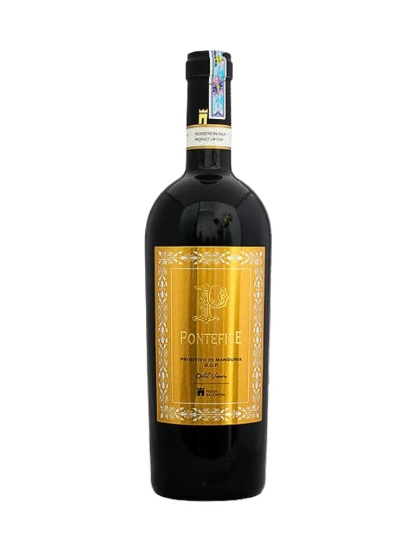 Vang Ý PONTEFICE Primitivo Di Manduria Thượng hạng