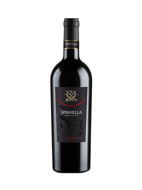 Rượu vang Spanella Rosso 750ml 15% nhập khẩu Ý