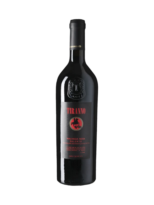Vang Ý Tiranno Malvasia Nera Salento Cantine San Giorgio Tinazzi 15%