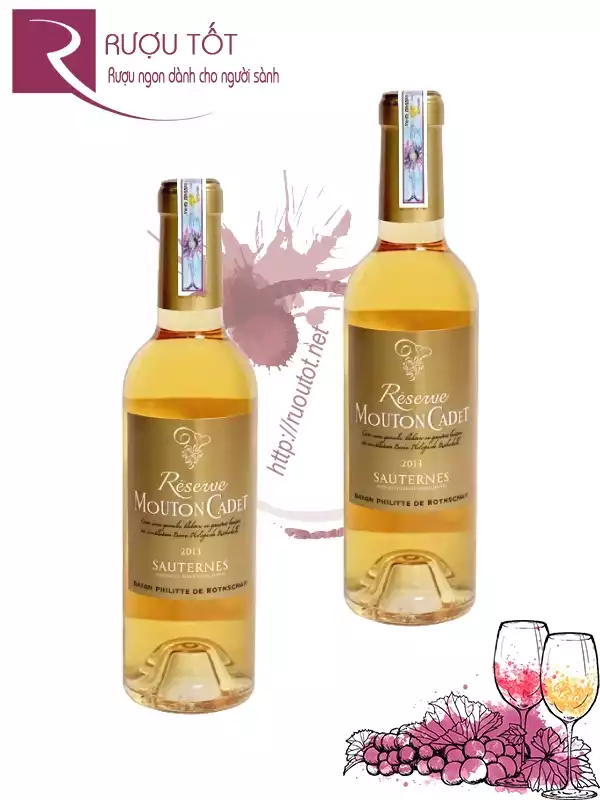 Rượu Vang Mouton Cadet Reserve Sauternes 375ml