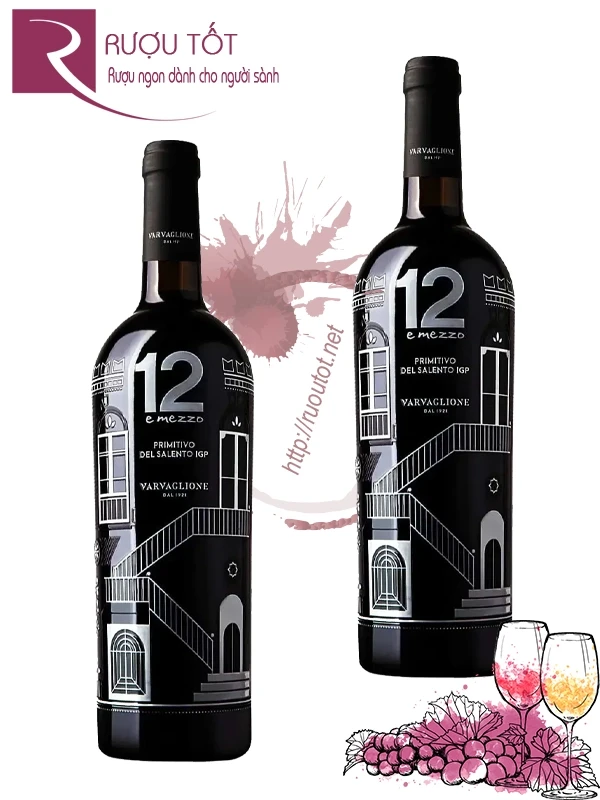 Vang Ý 12 E Mezzo Masseria Primitivo