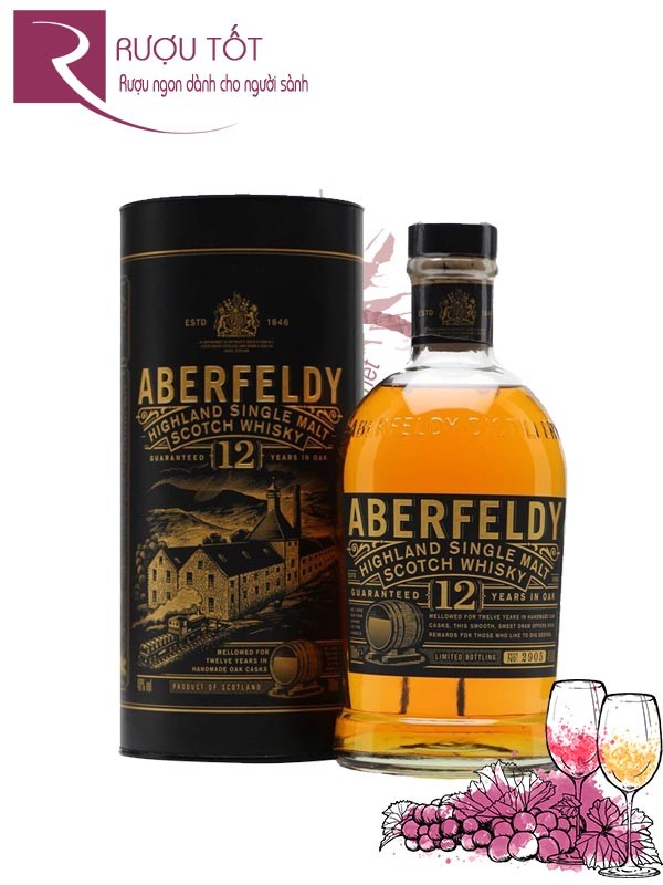 Rượu Aberfeldy whisky 12 700ml