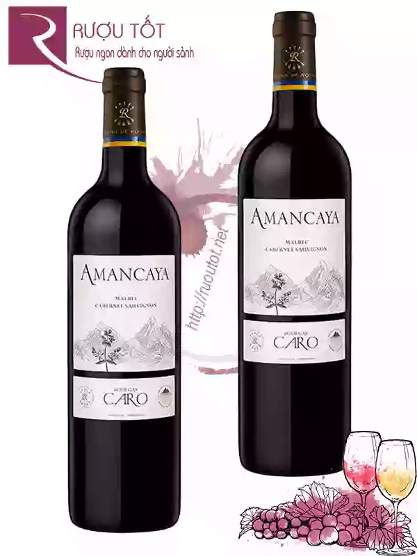 Rượu Vang Amancaya Malbec Cabernet Sauvignon