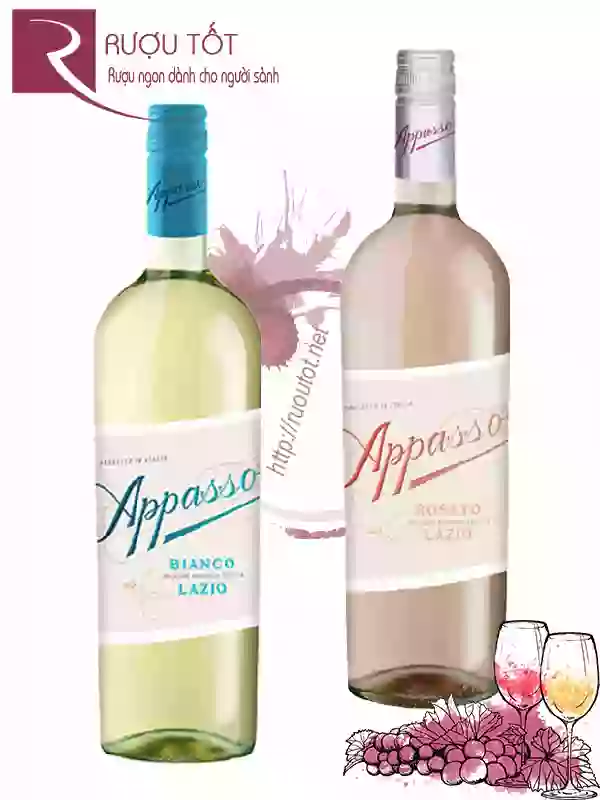 Rượu Vang Appasso Bianco - Rosato Lazio