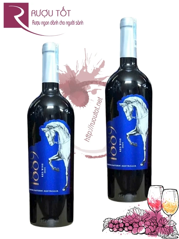Rượu vang Úc 1889 con ngựa giá rẻ