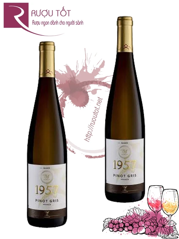 Rượu vang 1957 Pfaffenheim Alsace AOC cao cấp