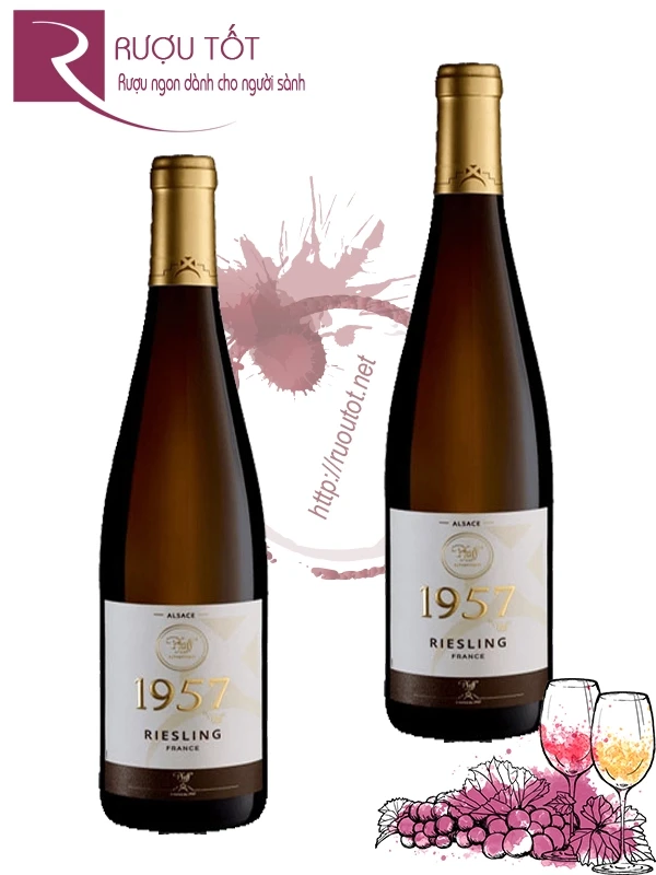 Rượu vang 1957 Pfaffenheim Alsace AOC cao cấp