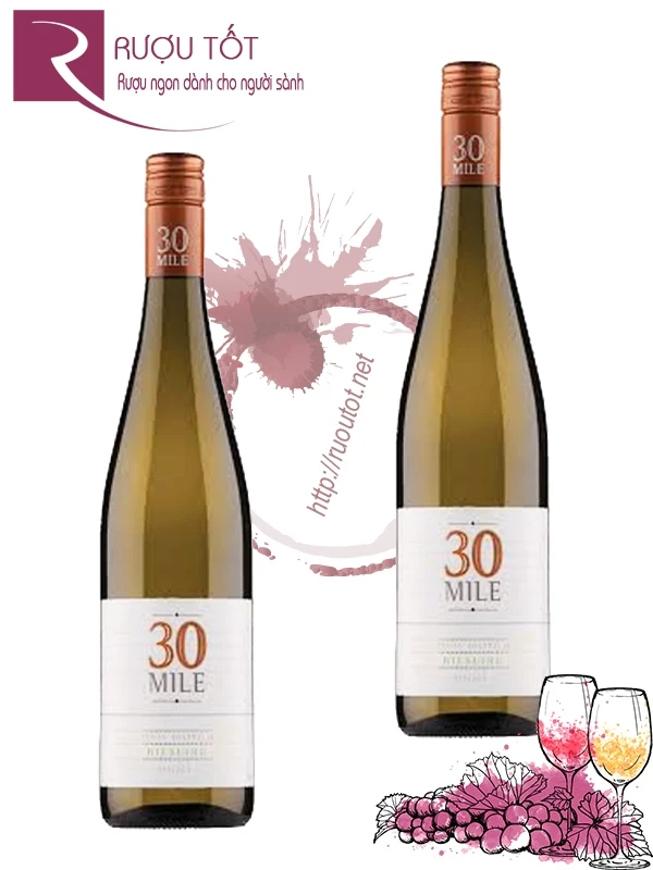 Rượu vang Úc 30 Mile Riesling Sauvignon Blanc