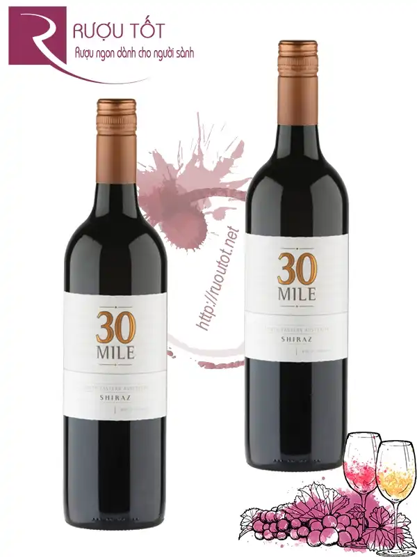 Rượu vang Úc 30 Mile Cabernet Sauvignon Syrah