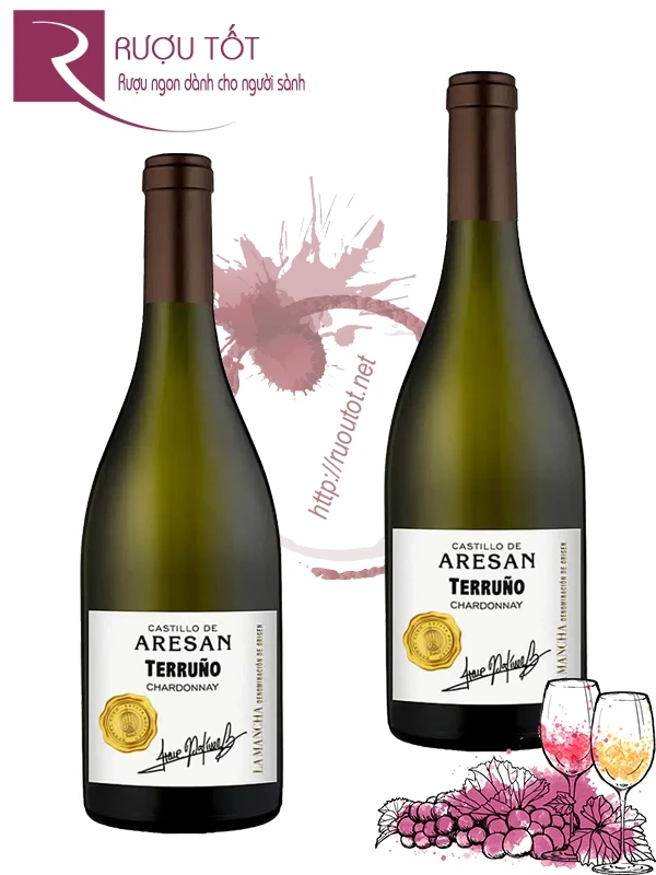 Rượu vang Aresan Terruno Chardonnay