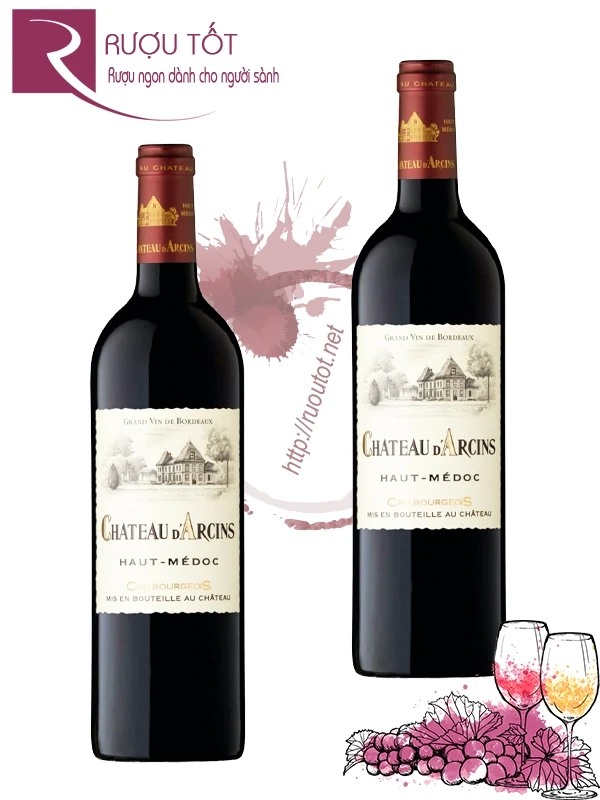 Rượu vang Chateau D'Arcins Haut Medoc 750ml