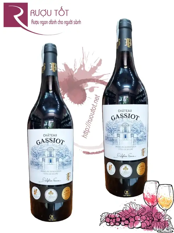 Vang Pháp Chateau Gassiot Cotes de Bourg