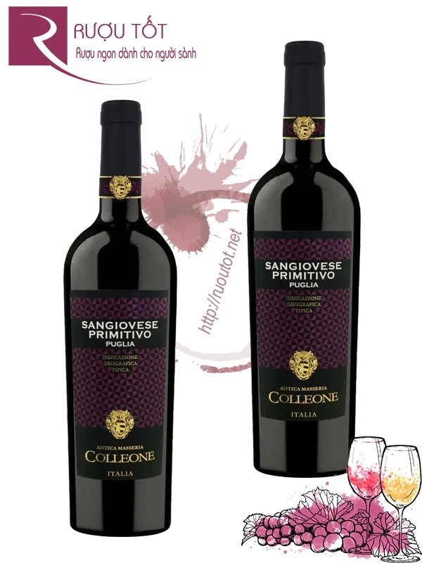 Rượu vang Ý Colleone 13% IGT