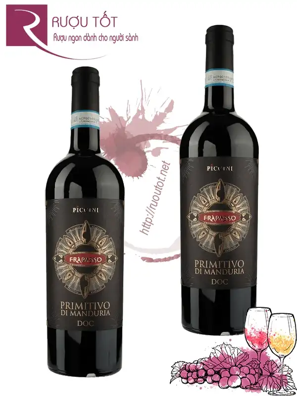 Rượu vang Piccini Frapasso Primitivo di Manduria DOC