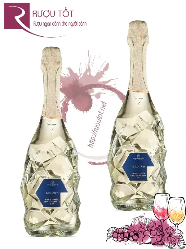 Rượu vang Sparkling Ý Anno Domini (Rose - Brut)