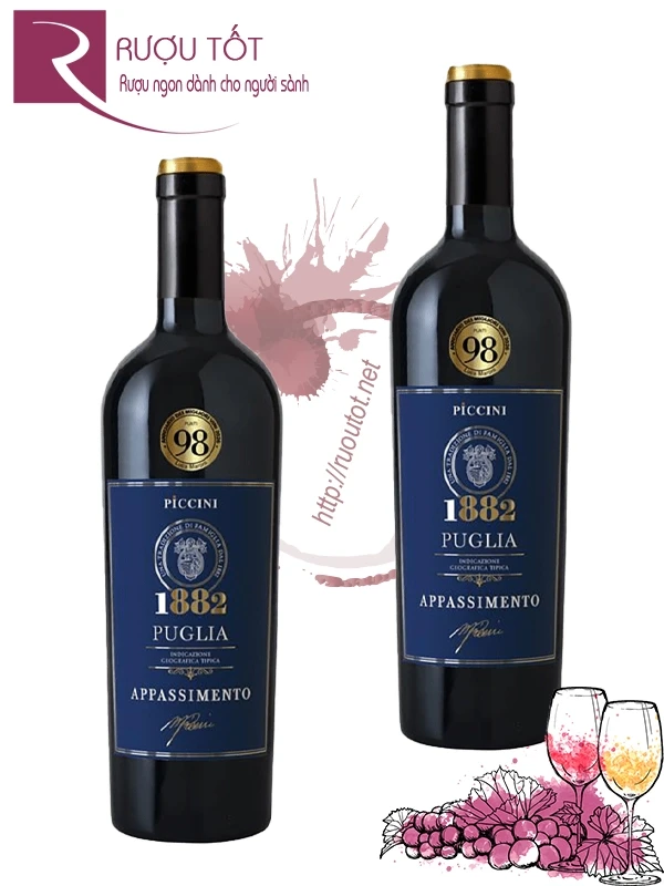 Rượu vang Ý Piccini 1882 Appassimento