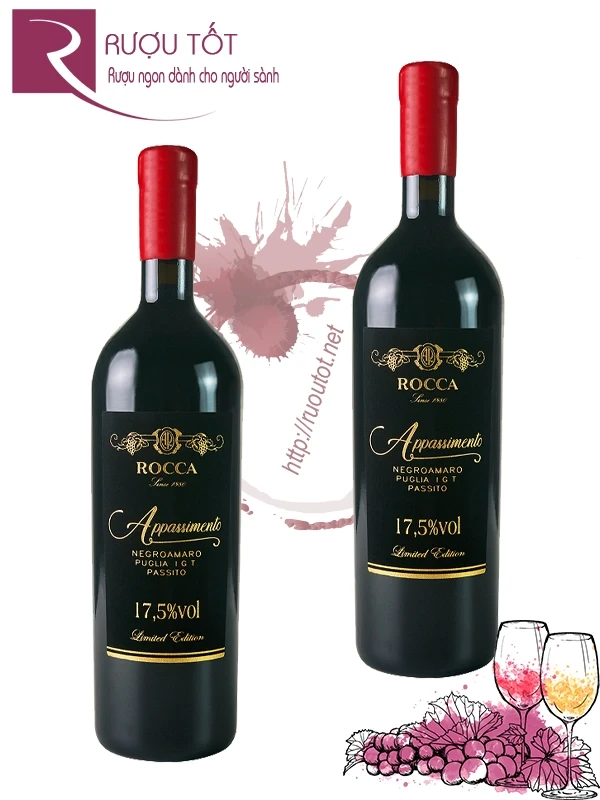 Rượu vang Ý Rocca Appassimento 17,5% IGT
