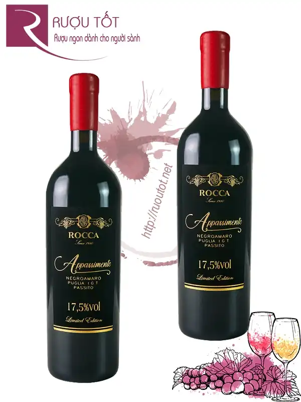 Rượu vang Ý Rocca Appassimento 17,5% IGT