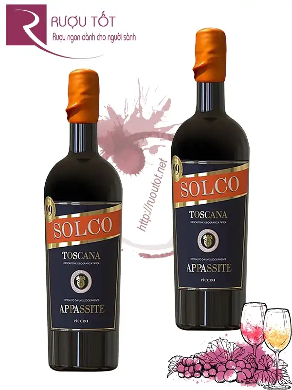 Rượu vang Piccini Solco Leggero Appassimento Toscana IGT