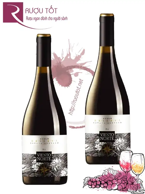 Rượu Vang Viento Norte Reserva Cabernet Sauvignon Syrah Cao Cấp
