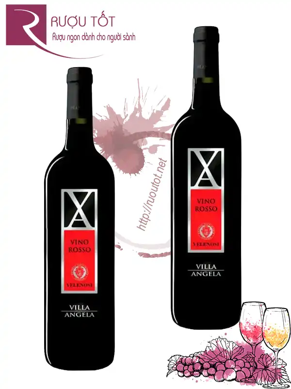 Rượu Vang Villa Angela X Rosso Bianco Chính hãng