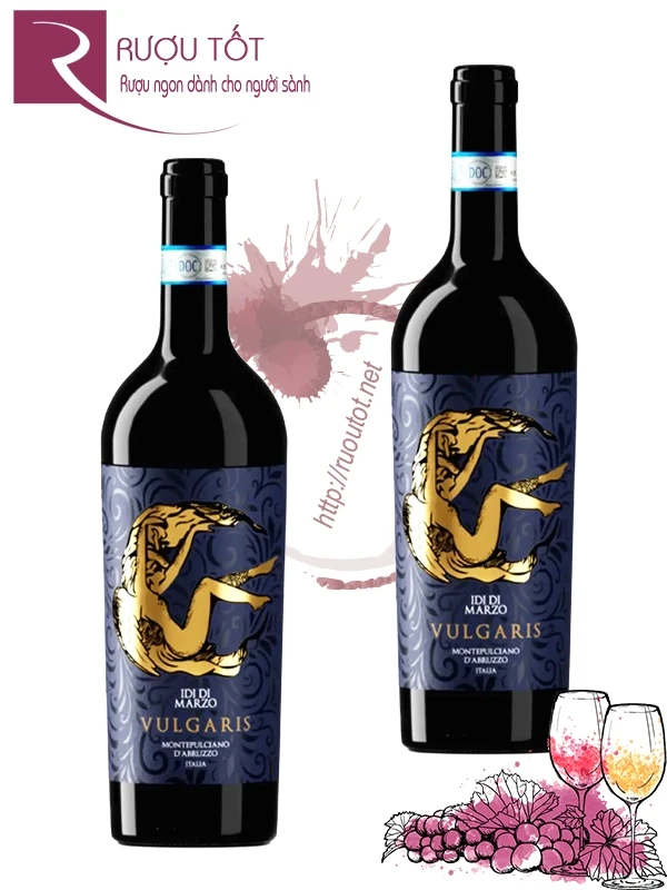 Rượu vang Ý Vulgaris Montepulciano D'Abruzzo