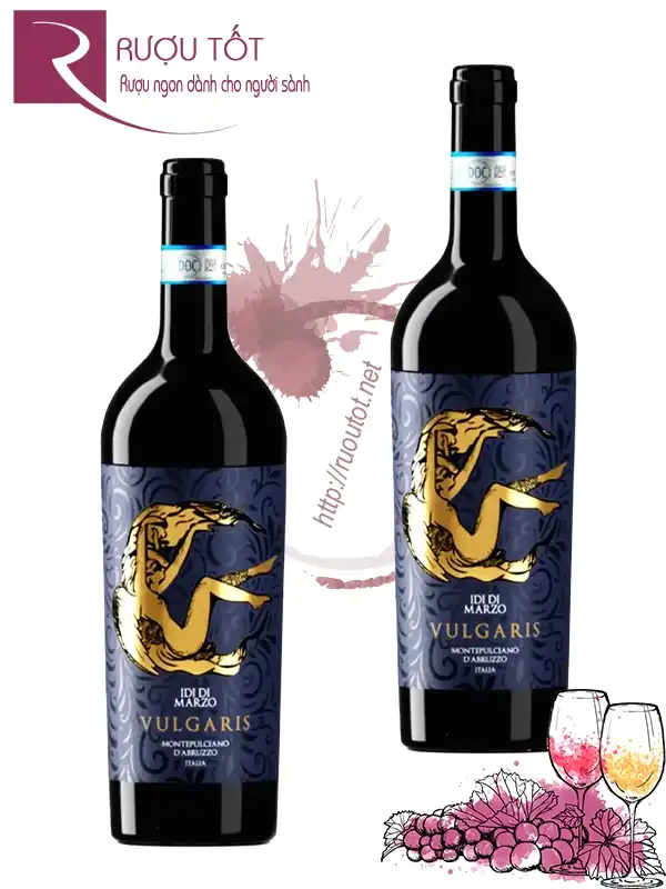 Rượu vang Ý Vulgaris Montepulciano D'Abruzzo