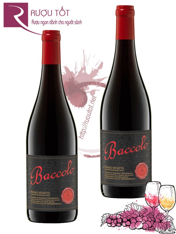 Rượu Vang Baccolo Rosso Veneto IGT