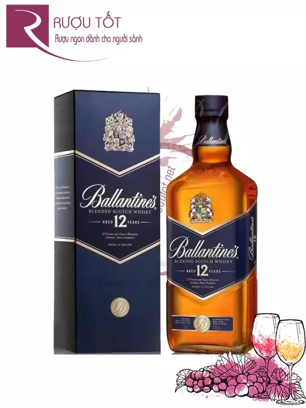 Rượu Ballantine's 12 YO 700ml