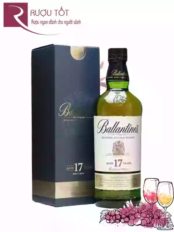 Rượu Ballantines 17 nhập khẩu chính hãng